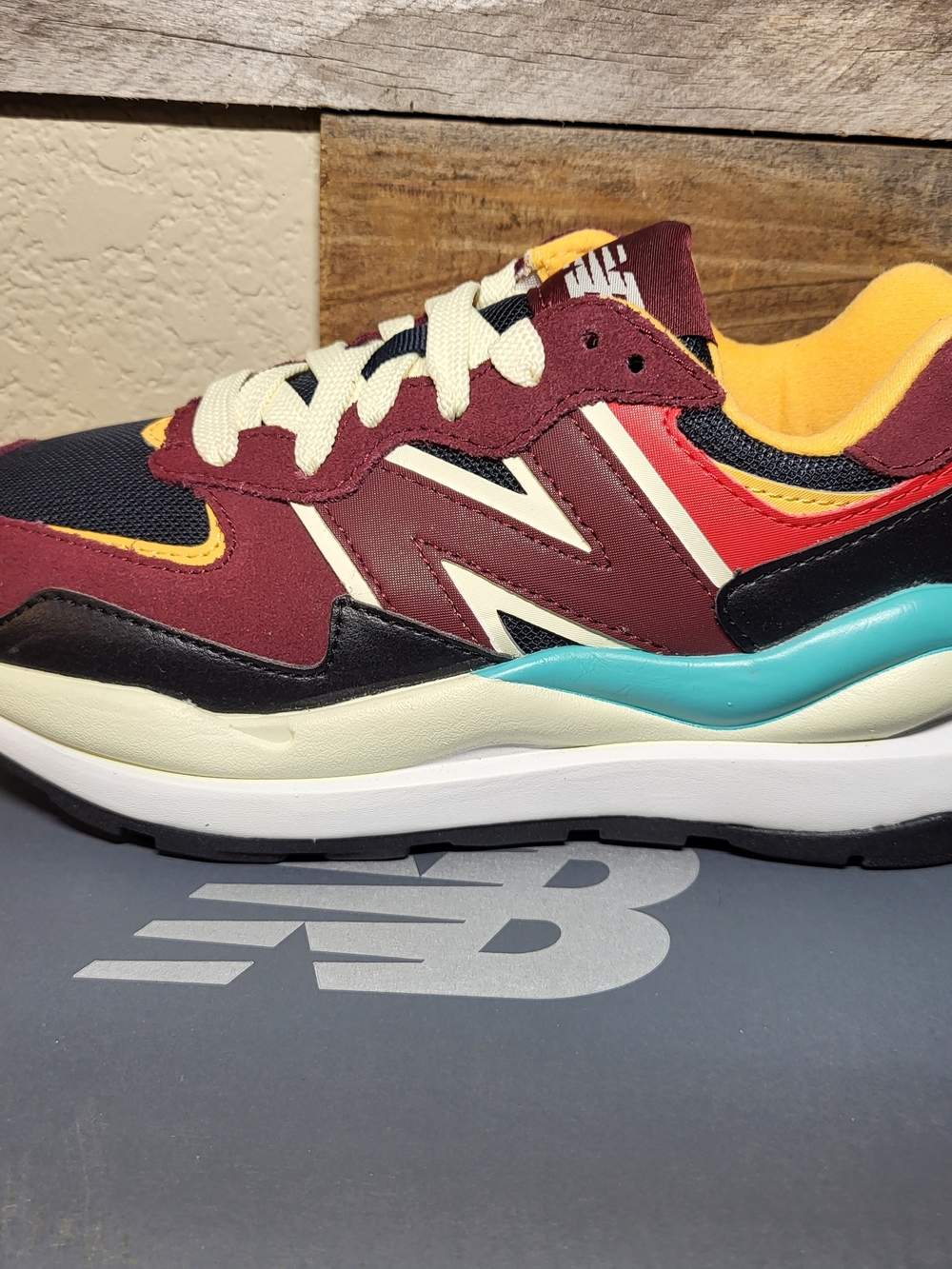 *NEW* Womens New Balance 57/40 'Classic Burgundy' Athletic Shoes Women's Size 5
